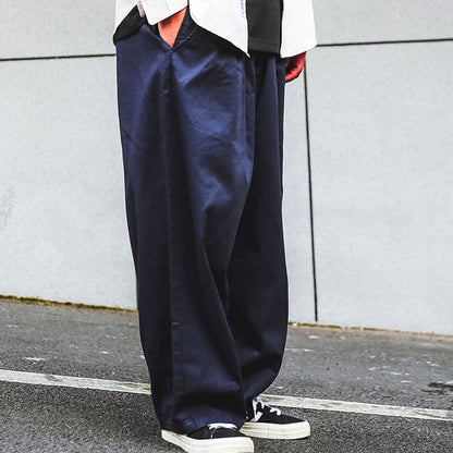 Retro Loose Wide-leg Pants Cityboy Work Pants