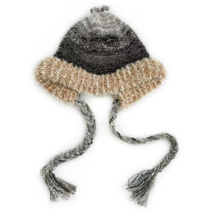 Retro Colorful Striped Knitted Hat