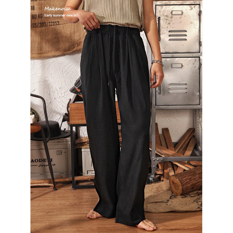 Retro Casual Loose Wide-leg Pants Summer Pants
