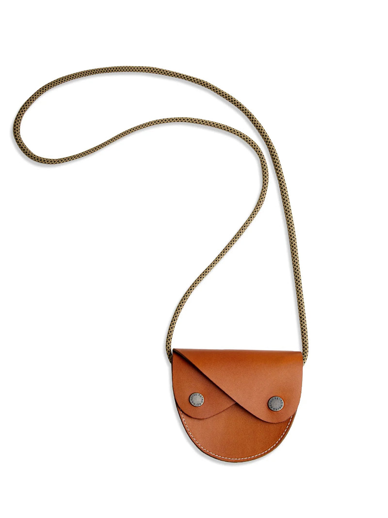 Retro Double-layer Flip Vegetable Tanned Leather Saddle Bag with First Layer Cowhide Small Single Shoulder Crossbody Bag