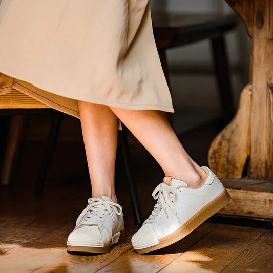 Vintage Unisex White Sneaker Designer Shoes Women Luxury Comfortable Flat Shoes Casual Classic Sport Sneaker Lovers