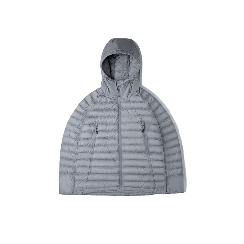 -White Duck Down Jackets for Women, Hooded, Ultralight, Warm and Thick Coat, Puffer Portable Outwear, Autumn and Winter