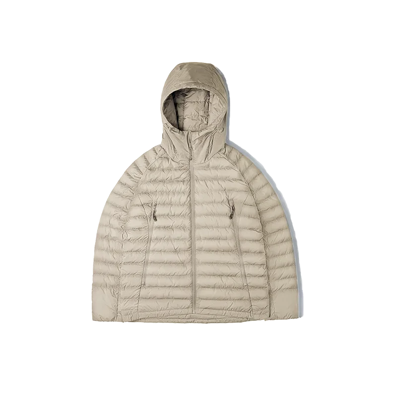 -White Duck Down Jackets for Women, Hooded, Ultralight, Warm and Thick Coat, Puffer Portable Outwear, Autumn and Winter