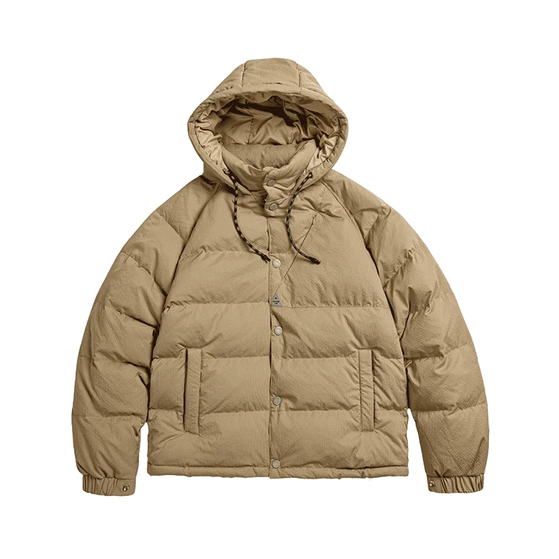 Women's Down Jacket 90 White Duck Down Hooded Jacket Top Winter Thickened Warm Loose Bread Jacket Cotton Jacket