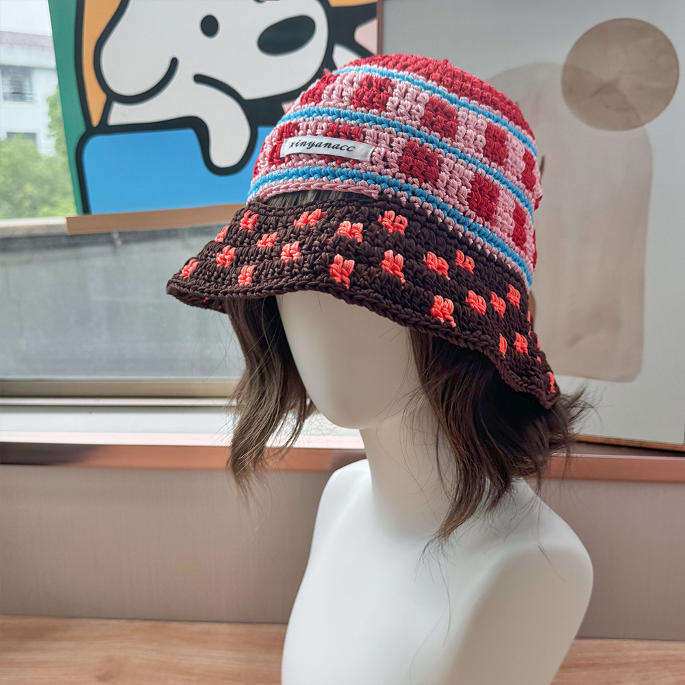 Retro Handmade Knitted Bucket Hat