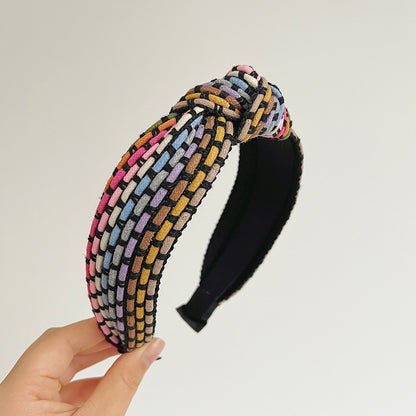 Braided Knot Headband Colorful Headbands for Summer Hair Accessories