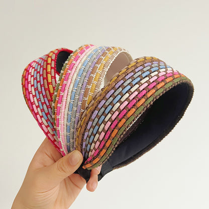 Braided Knot Headband Colorful Headbands for Summer Hair Accessories