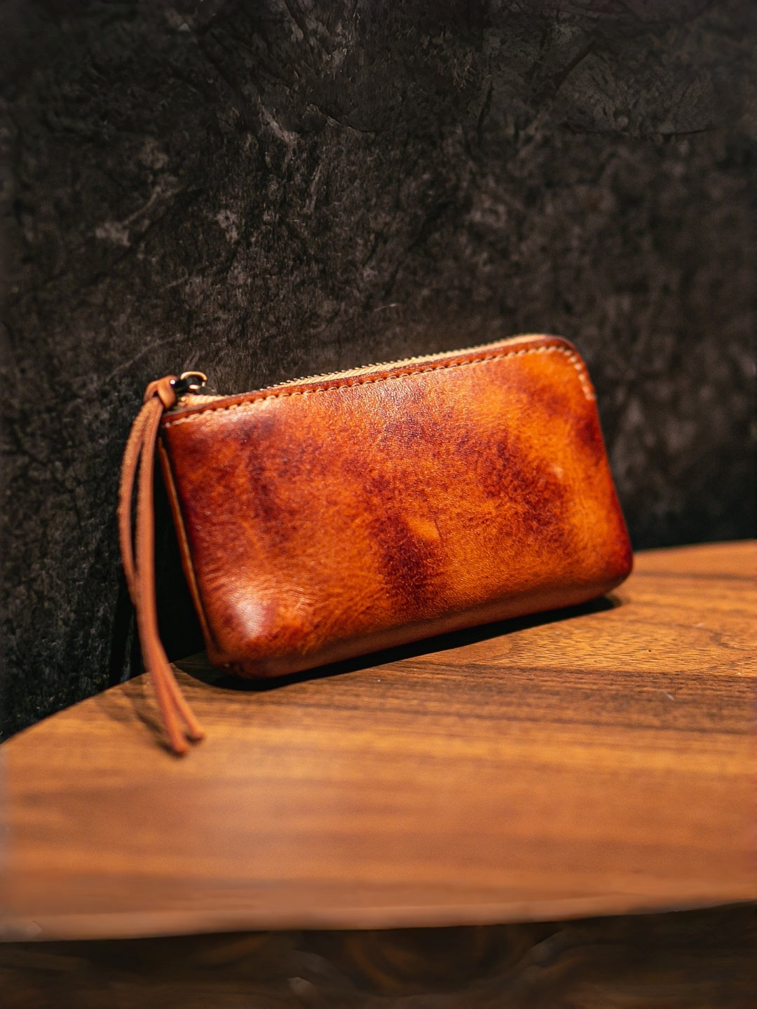 Vintage Zipper Cards Holder Coin Wallet