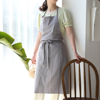 Vintage Cotton Linen Apron