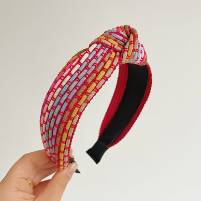 Braided Knot Headband Colorful Headbands for Summer Hair Accessories