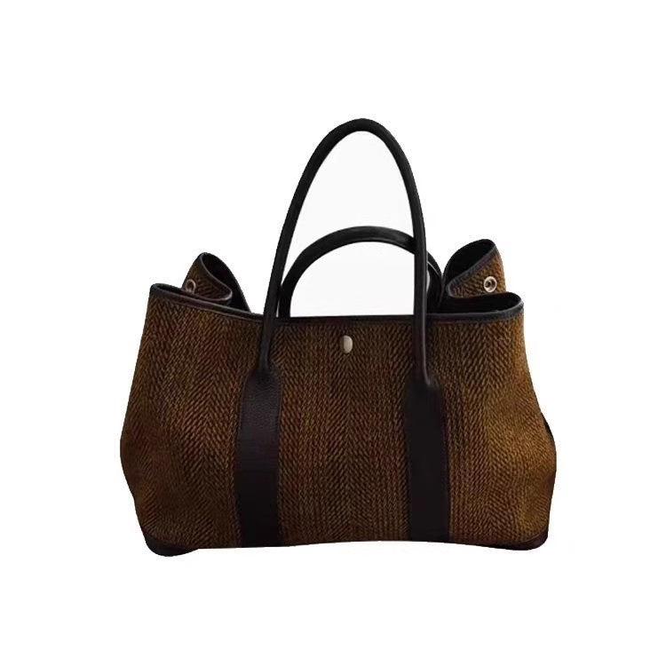 Retro Casual Herringbone All-match Handbag