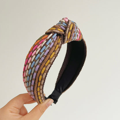 Braided Knot Headband Colorful Headbands for Summer Hair Accessories