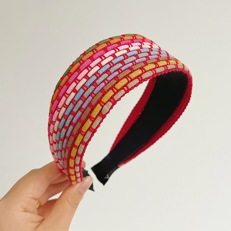 Braided Knot Headband Colorful Headbands for Summer Hair Accessories