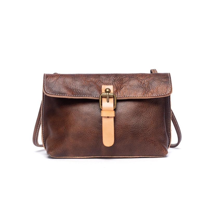 Retro Handmade Leather Crossbody Bag