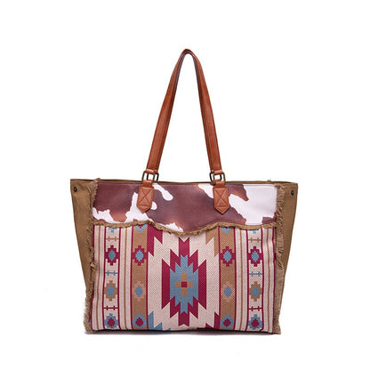 Retro Bohemian Cotton Linen Canvas Bag