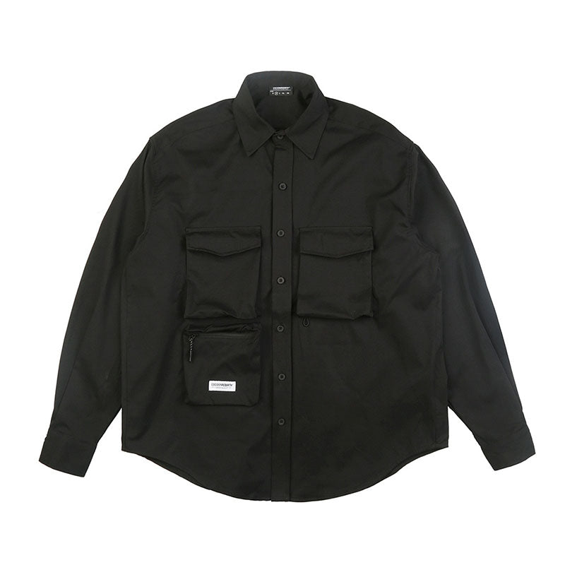 Loose-fitting Functional Multi-pocket Shirt