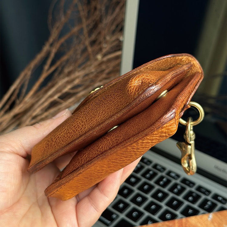 Vintage Handmade Leather Card Wallet