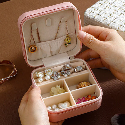 Travel Jewelry Box Engraved Jewelry Case Travel Accessories