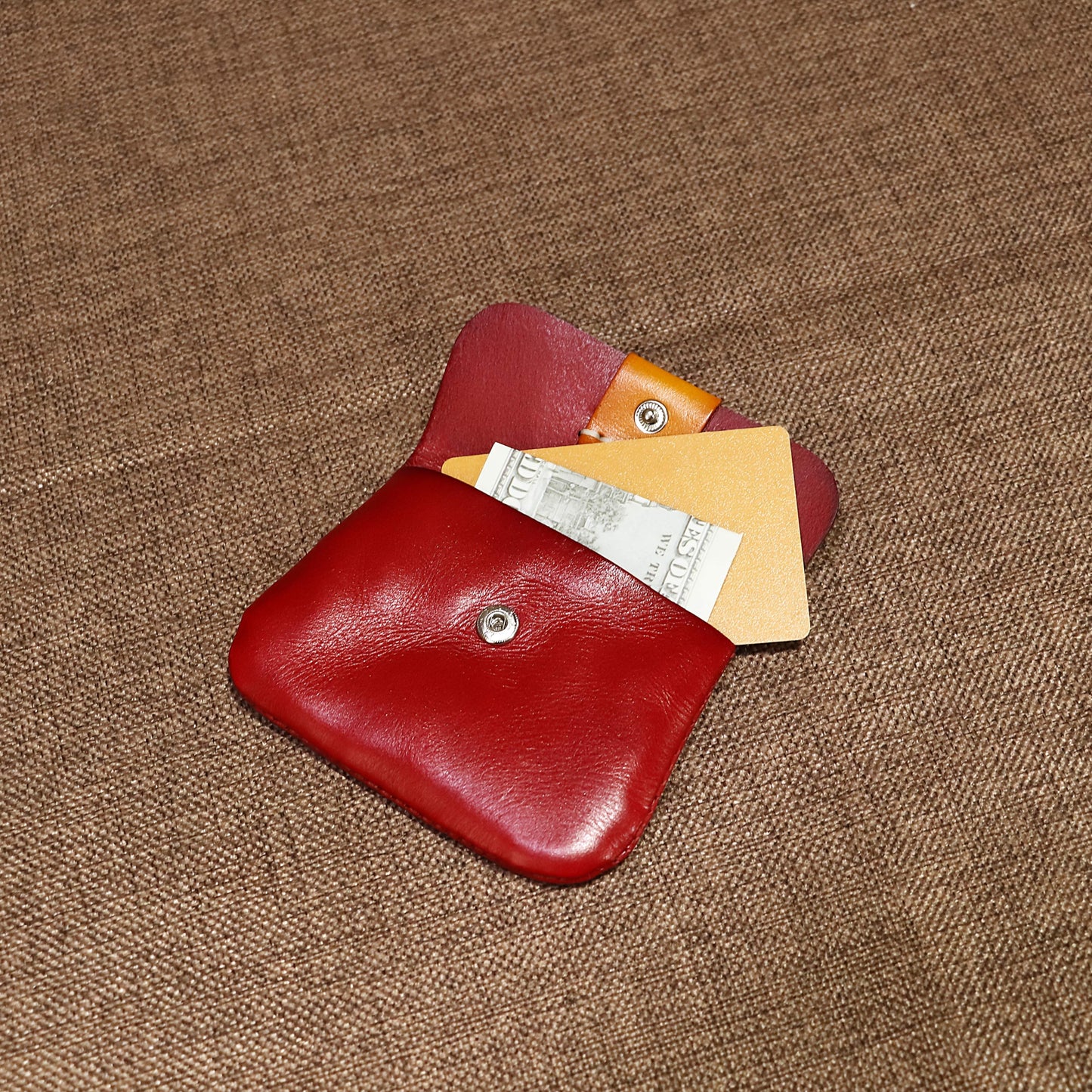 Authentic Leather Handmade Wallet | Capable of Storing Coins, Change, Cards & Stylish Creative Card Holder