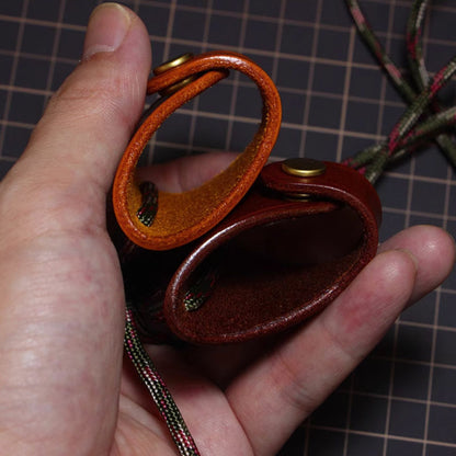 Retro Handmade Leather Portable Glasses Lanyard