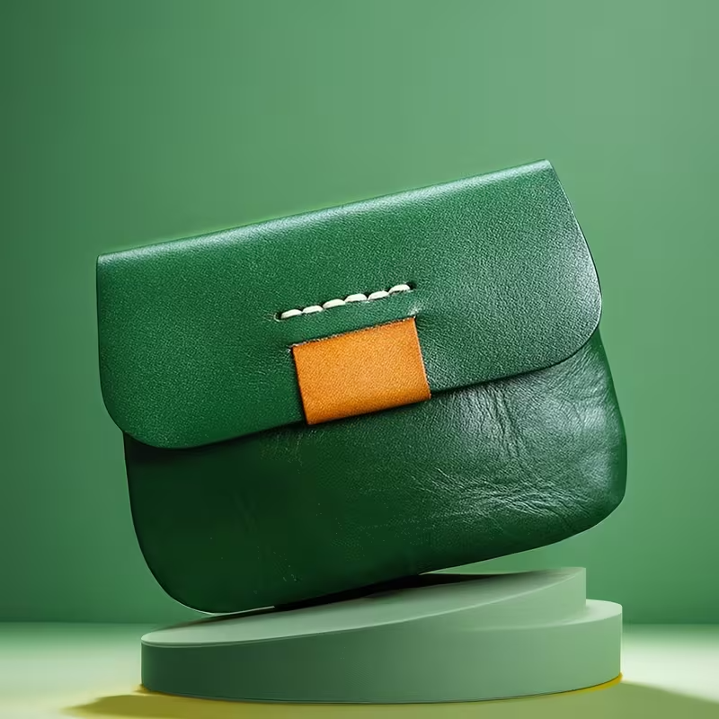 Authentic Leather Handmade Wallet | Capable of Storing Coins, Change, Cards & Stylish Creative Card Holder