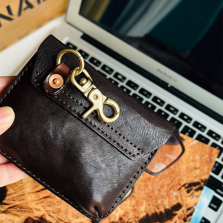 Vintage Handmade Leather Card Wallet