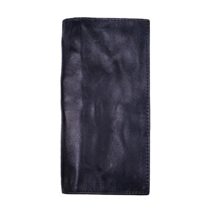 Men's Vintage Genuine Leather Wallet - Handmade Large Capacity Cowhide Money Clip