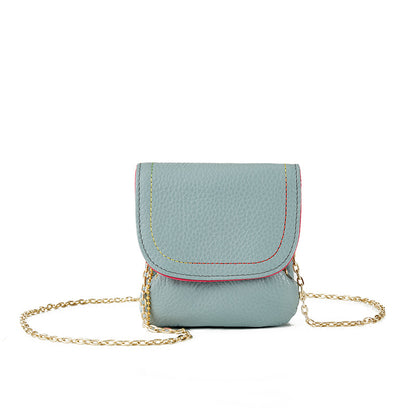 Retro Leather Chain Coin Purse