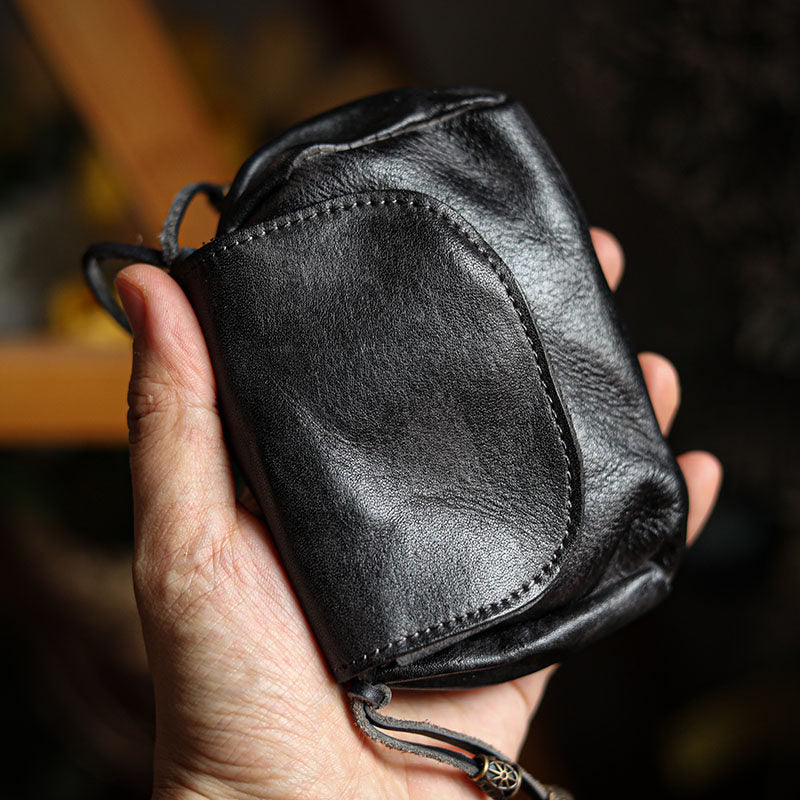 Retro Handmade Leather Card Holders Wallet
