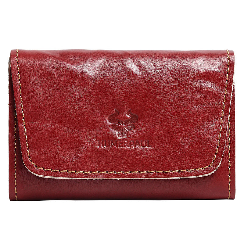 Vintage Leather Handmade Card Wallet