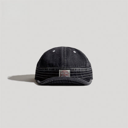 Retro Denim Flip Hat Beret Casual Cap Adjustable Hat