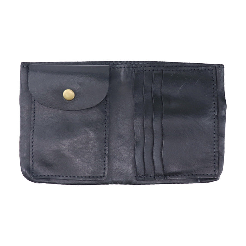 Retro Handmade Tanned Leather Wallet