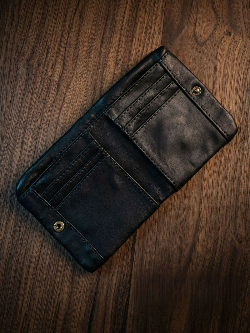 Retro Leather Handmade Short Wallets