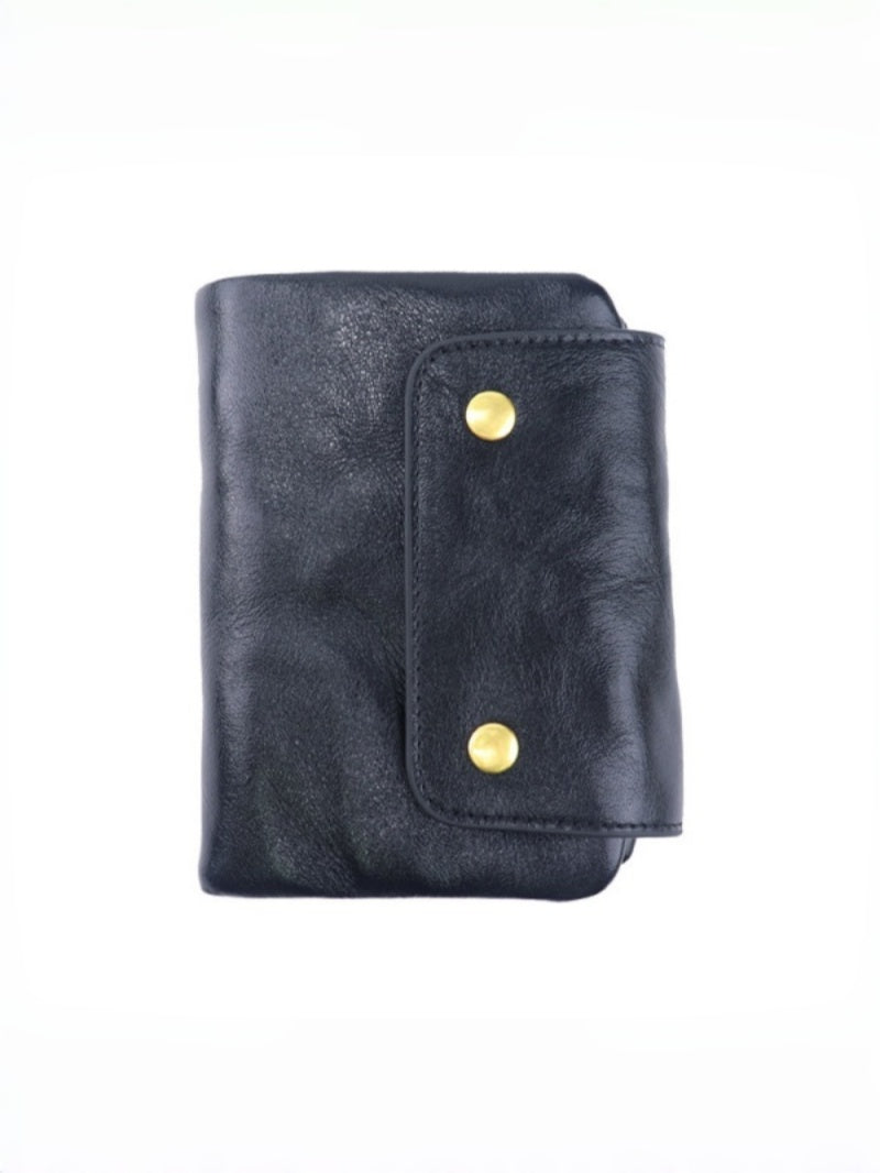 Retro Leather Handmade Short Wallets