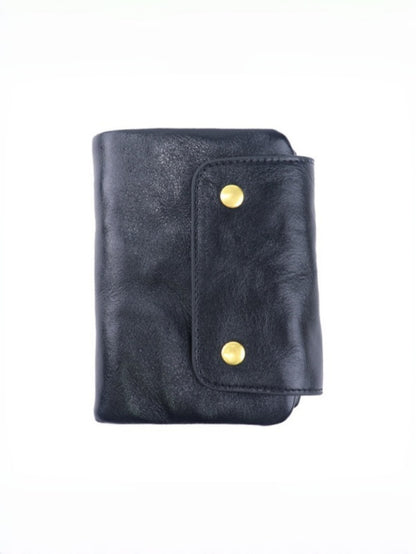 Retro Leather Handmade Short Wallets