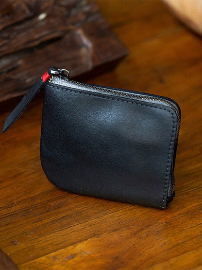 Vintage Zipper Cards Holder Coin Wallet