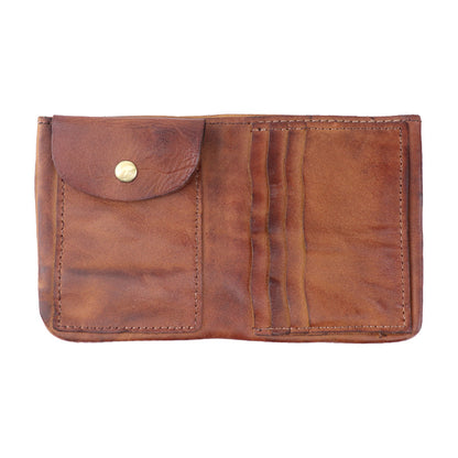 Retro Handmade Tanned Leather Wallet