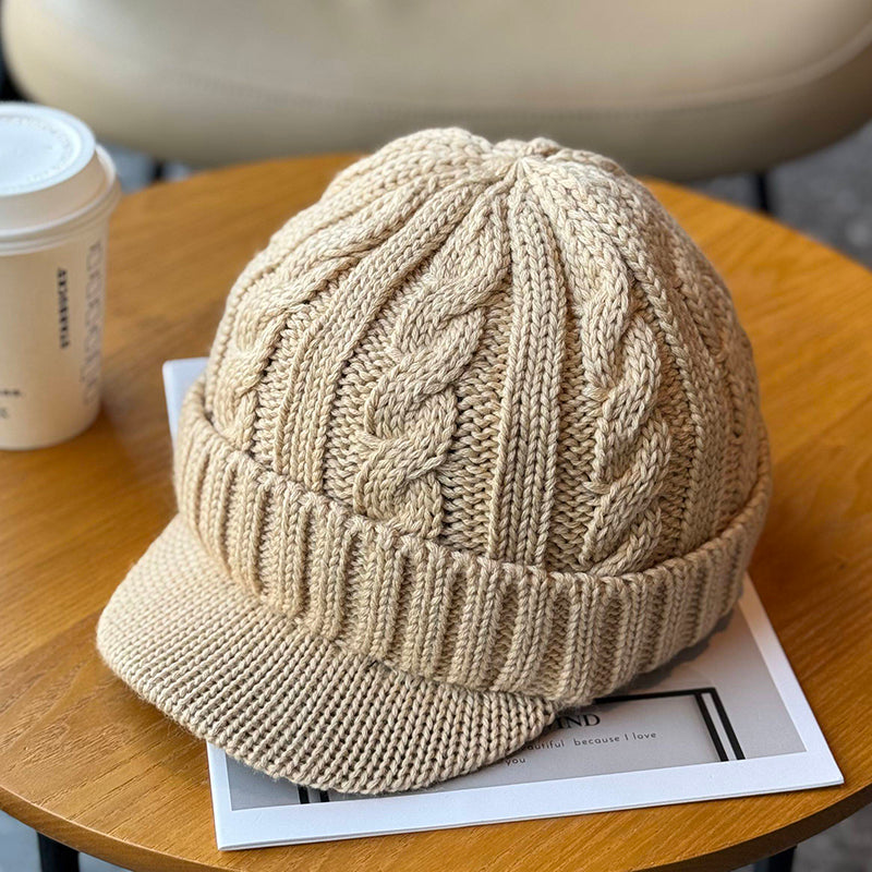 Retro Handmade Knitted Wool Hat