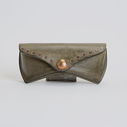 Retro Handmade Leather Glasses Case