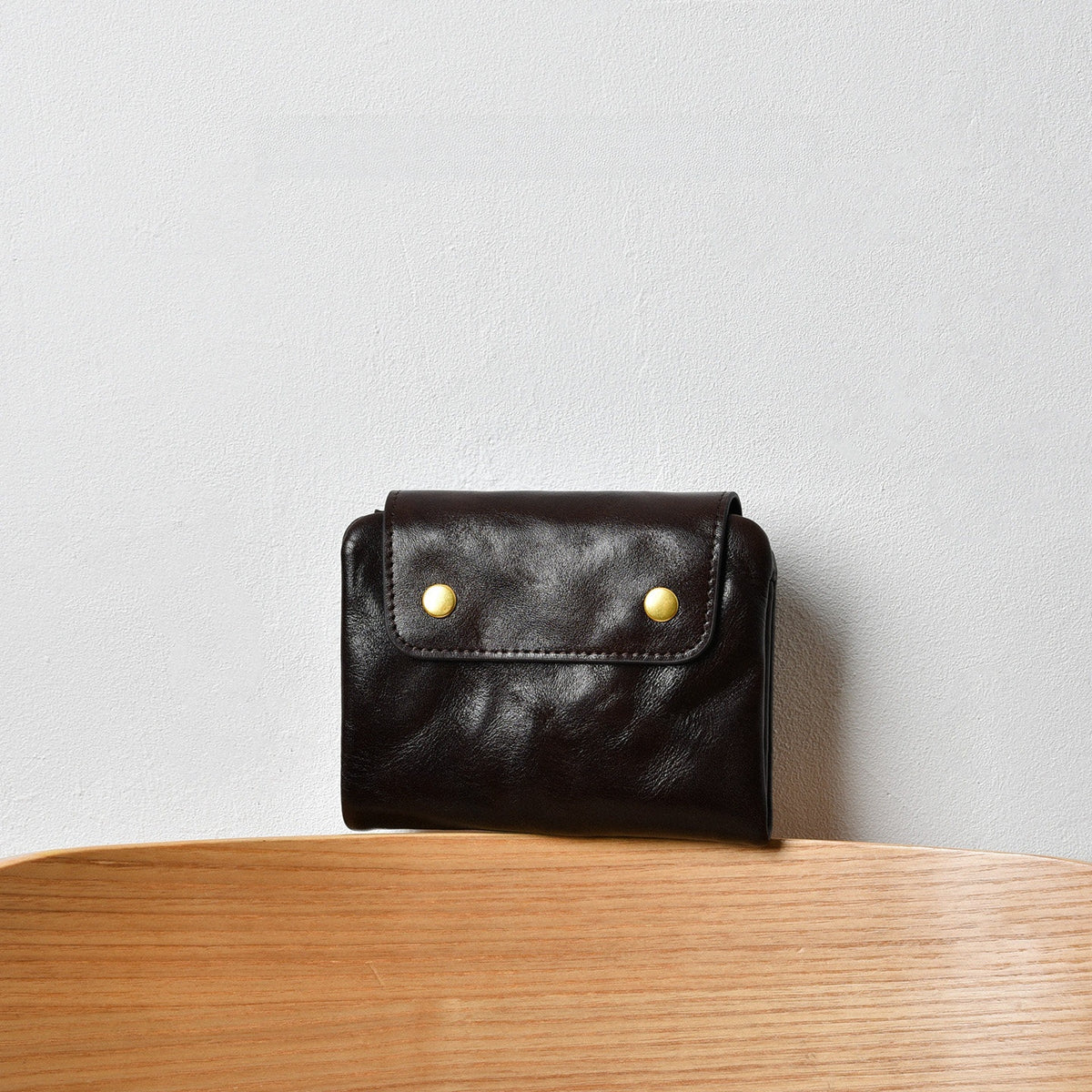 Retro Handmade Leather Short Wallet