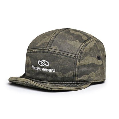 Retro Flip Hat Camouflage Beret Casual Cap Adjustable Hat