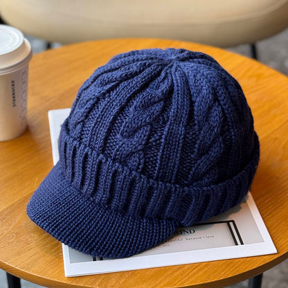 Retro Handmade Knitted Wool Hat
