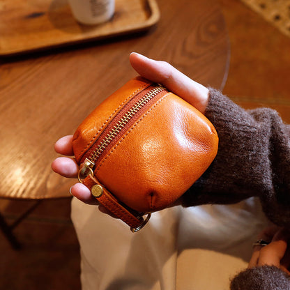Retro Handmade Leather Storage Bag