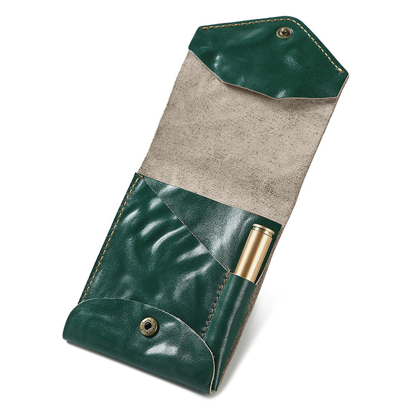 Retro Leather Multifunctional Compact Wallet