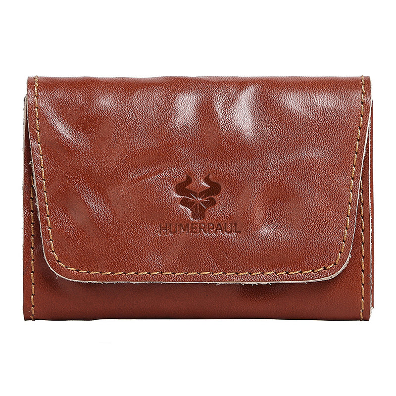 Vintage Leather Handmade Card Wallet