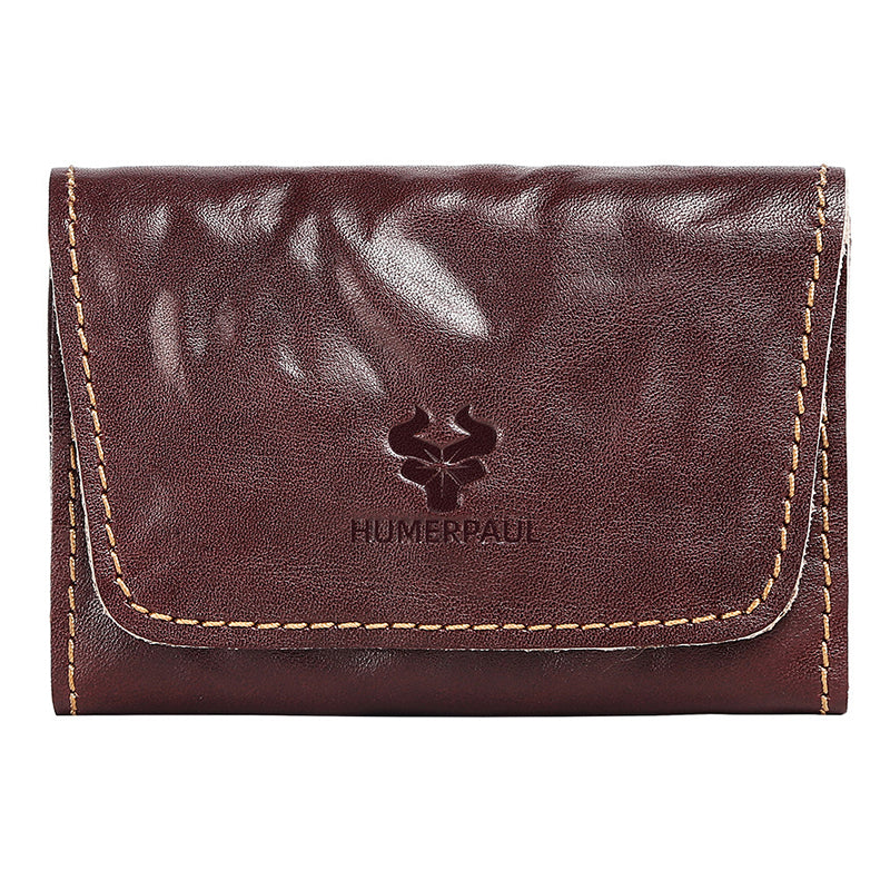 Vintage Leather Handmade Card Wallet