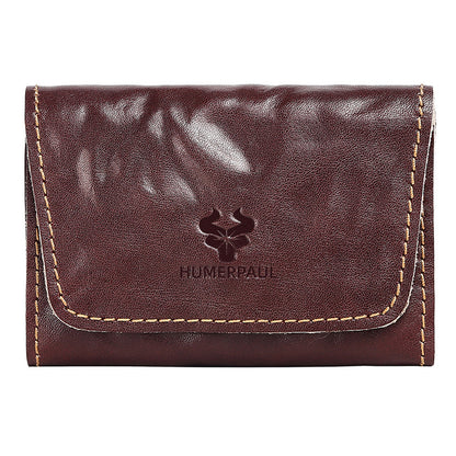 Vintage Leather Handmade Card Wallet