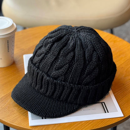 Retro Handmade Knitted Wool Hat