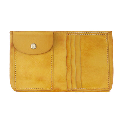 Retro Handmade Tanned Leather Wallet