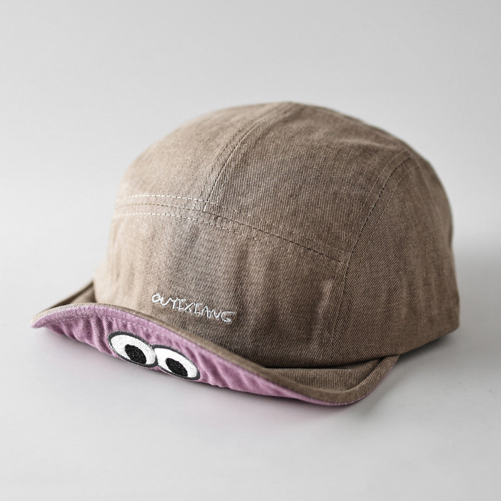 Retro Flip Hat Beret Casual Cap Adjustable Hat